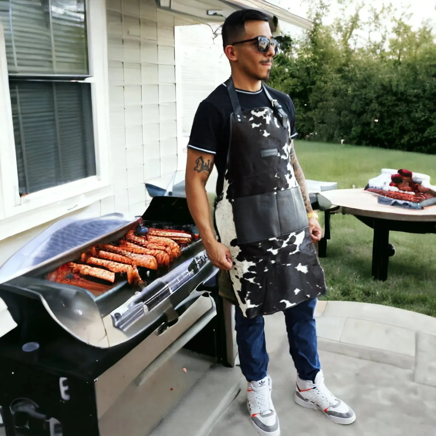 Multi-Use Cowhide Apron