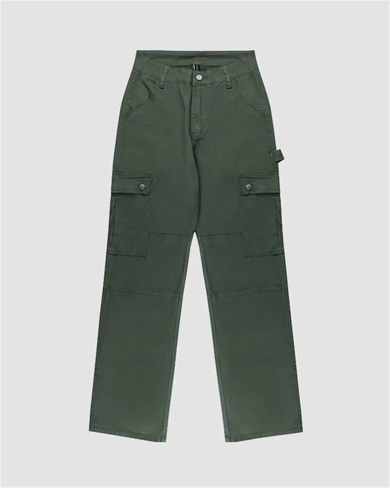 Multiple Pockets Crago Pants