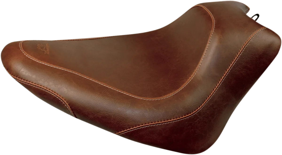 Mustang 76764 Wide Tripper Solo Seat - Smooth - Brown