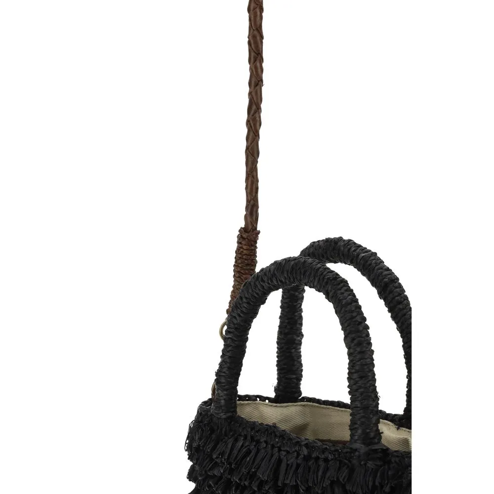 Naka Raffia Shoulder Bag