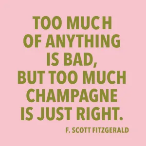 Napkins, Cocktail, Too Much Champagne