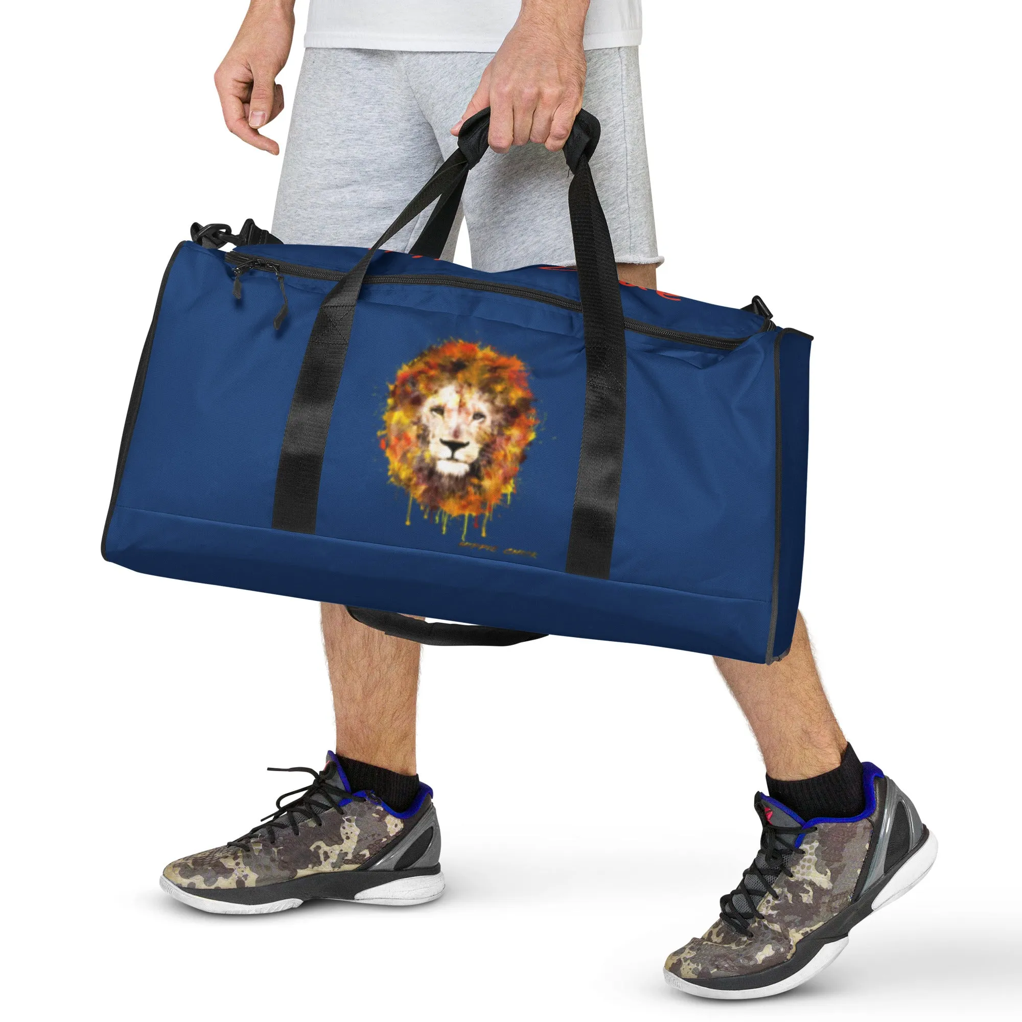 Navy Duffle Bag - OG Hippie Dude