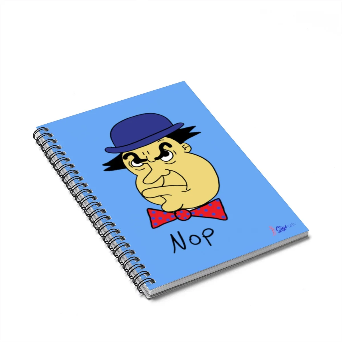 Nop Spiral light blue Notebook - Ruled Line