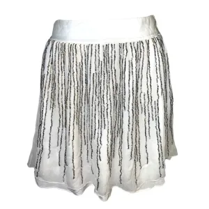 NWT Club Monaco Harley Beaded Jupe Skirt in Ivory Size 4