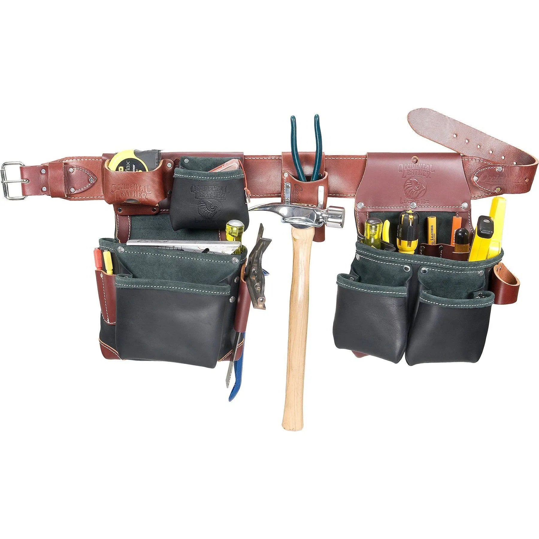 Occidental Leather Toolbelts | B5625 Green Building Framer Set- Black