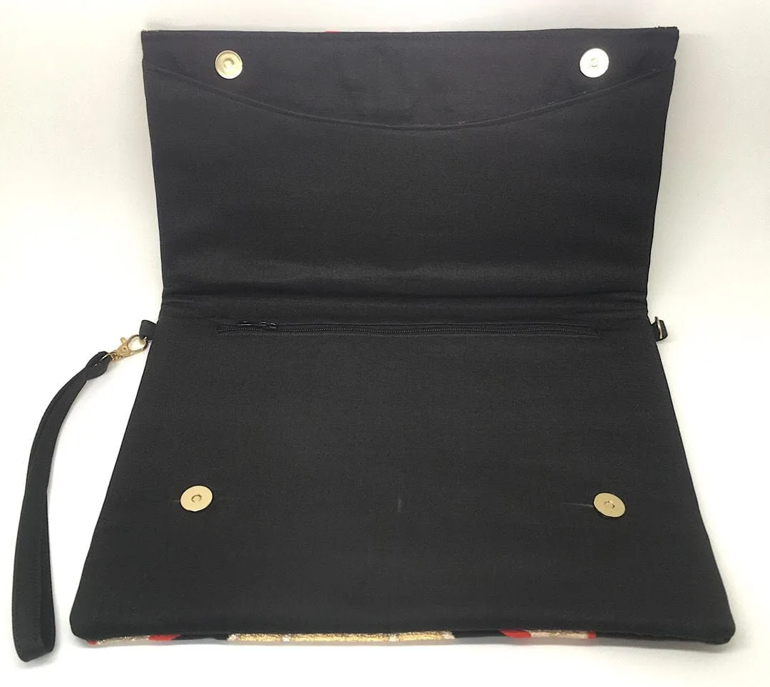 Ookii Kuukou Large Folding Wristlet Clutch 5100B