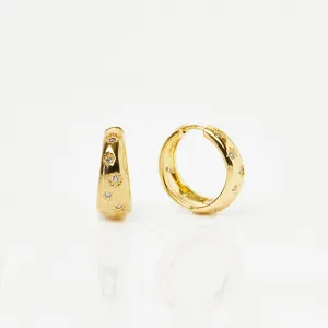 Organic Star Set Hoop