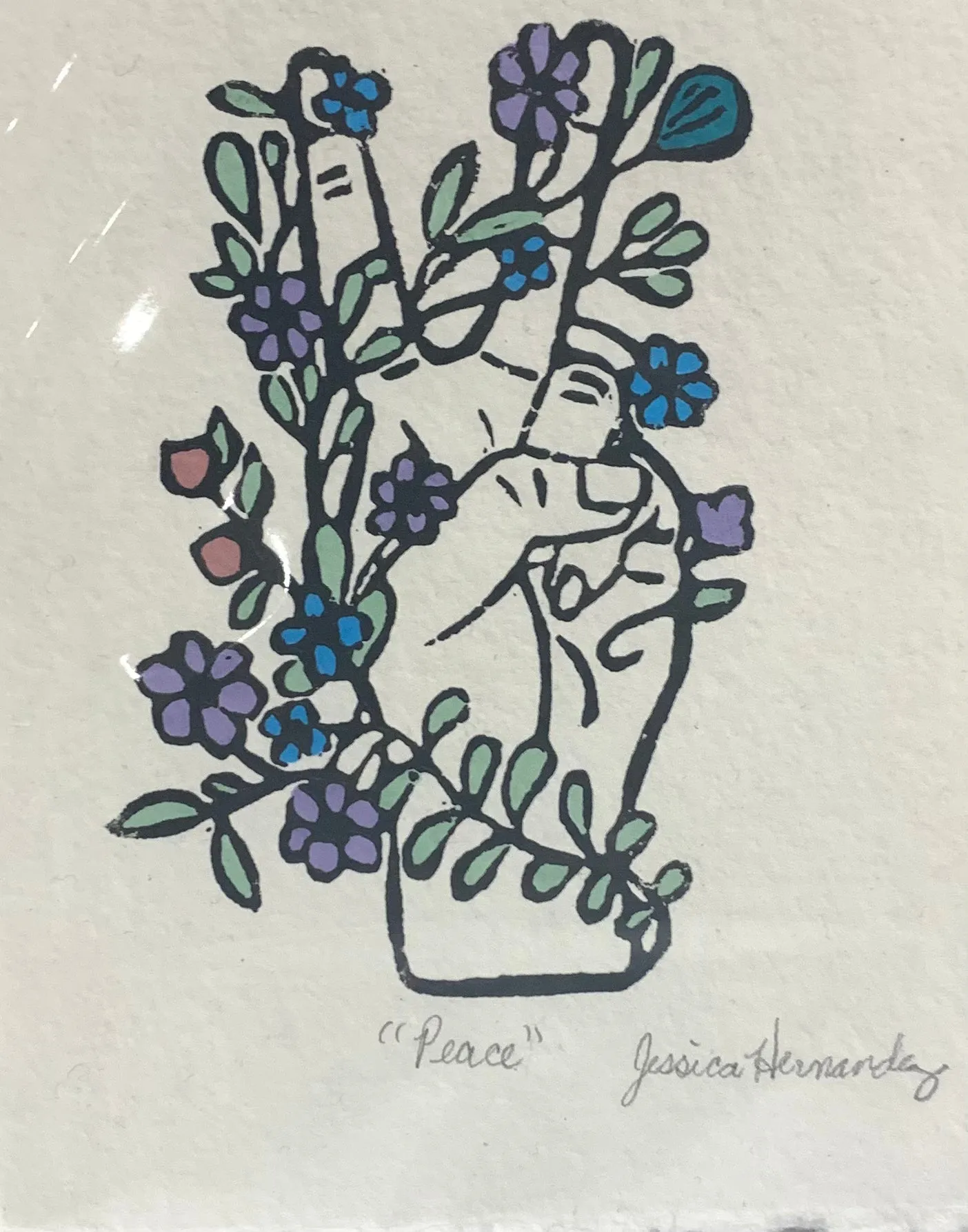 Original Block Prints by Jessica Hernandez