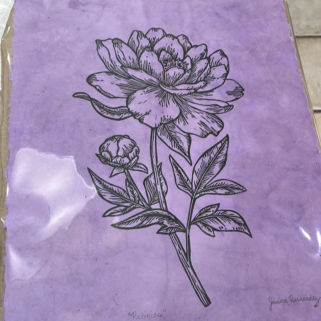 Original Block Prints by Jessica Hernandez