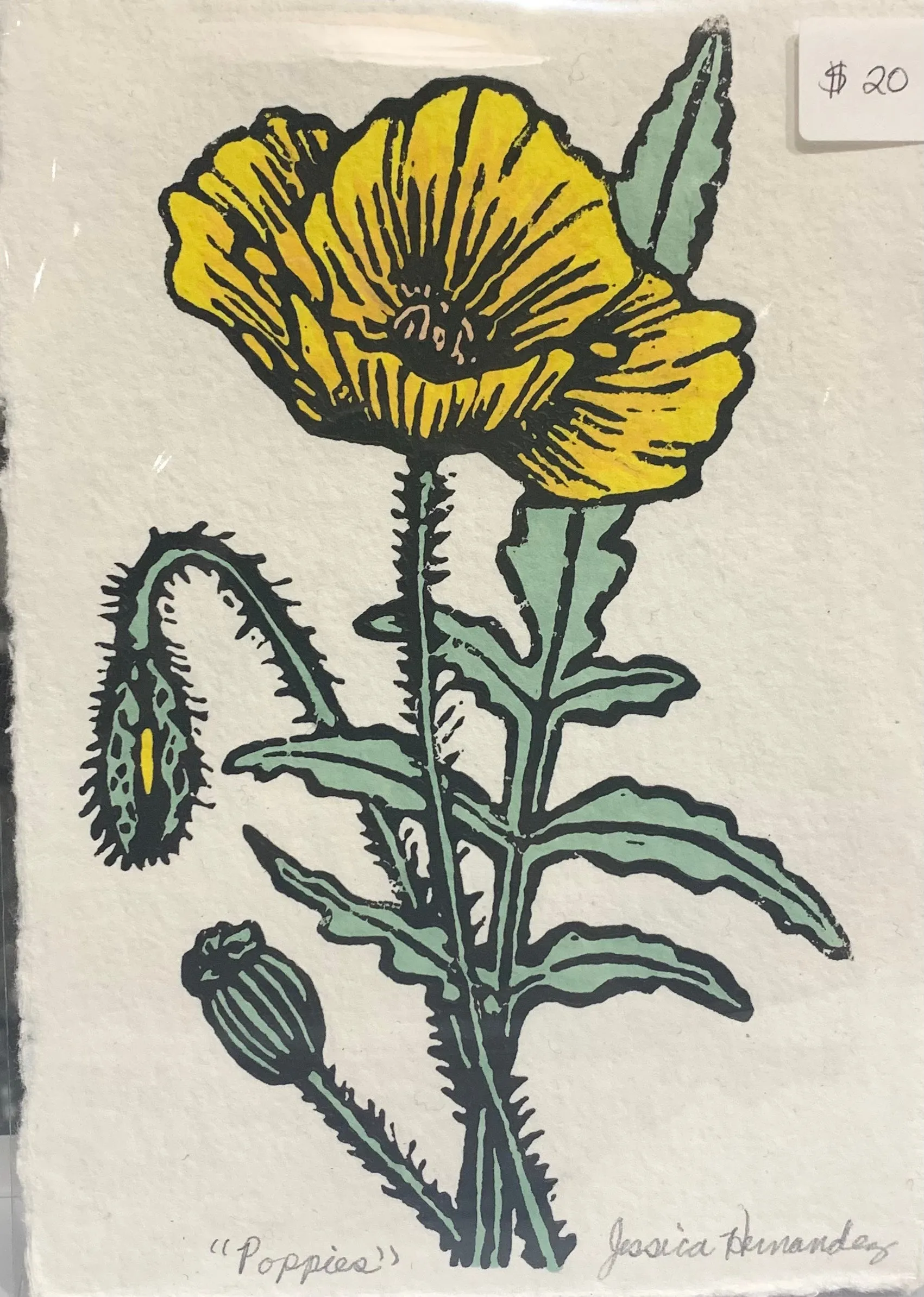 Original Block Prints by Jessica Hernandez