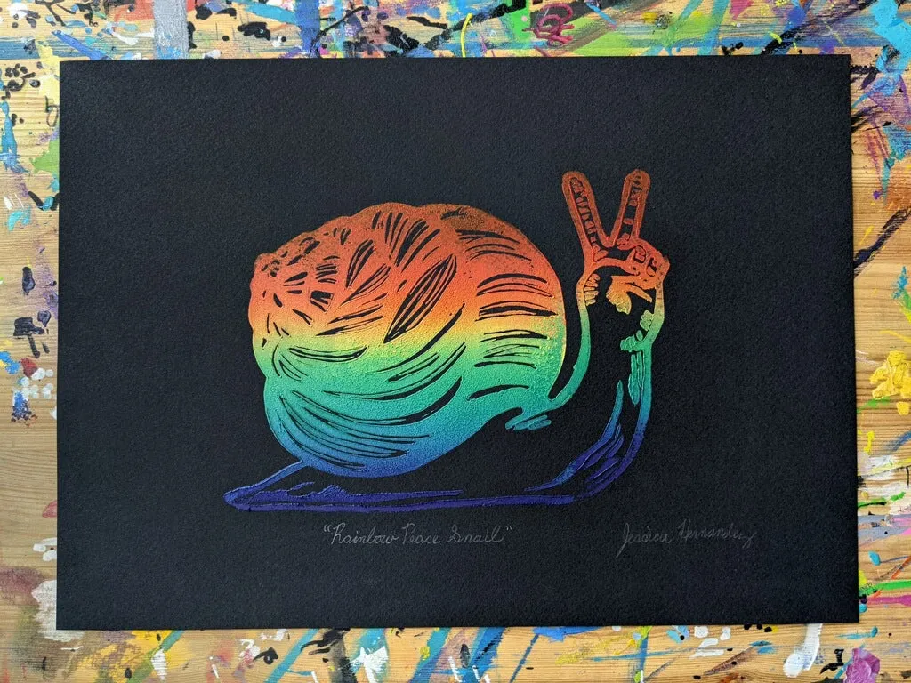 Original Block Prints by Jessica Hernandez