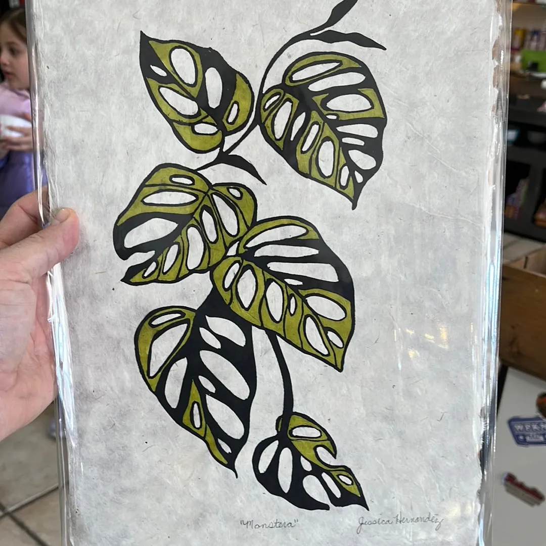 Original Block Prints by Jessica Hernandez