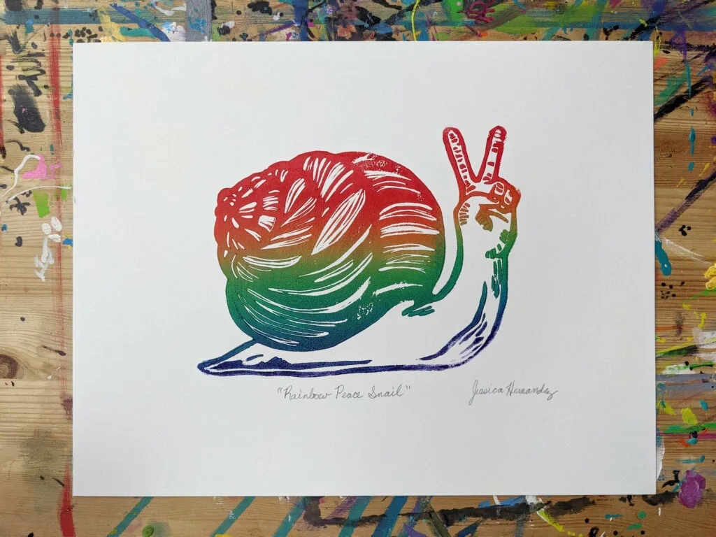Original Block Prints by Jessica Hernandez