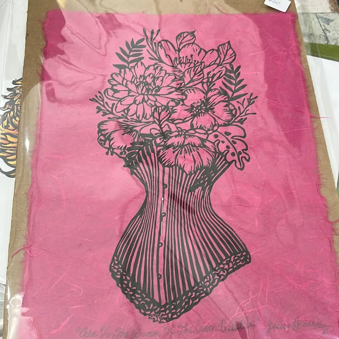 Original Block Prints by Jessica Hernandez