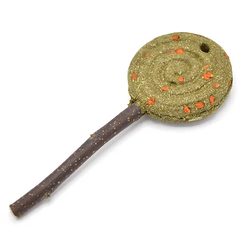 Oxbow Enriched Life Timothy Apple Lollipop Chew Toy for Small Animals