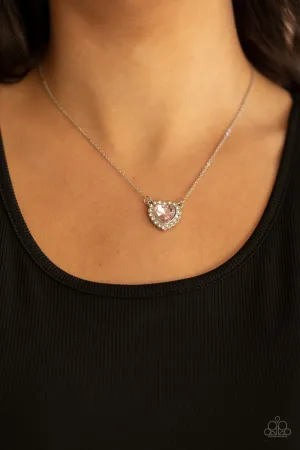 Paparazzi Out of the GLITTERY-ness of Your Heart Necklace Pink