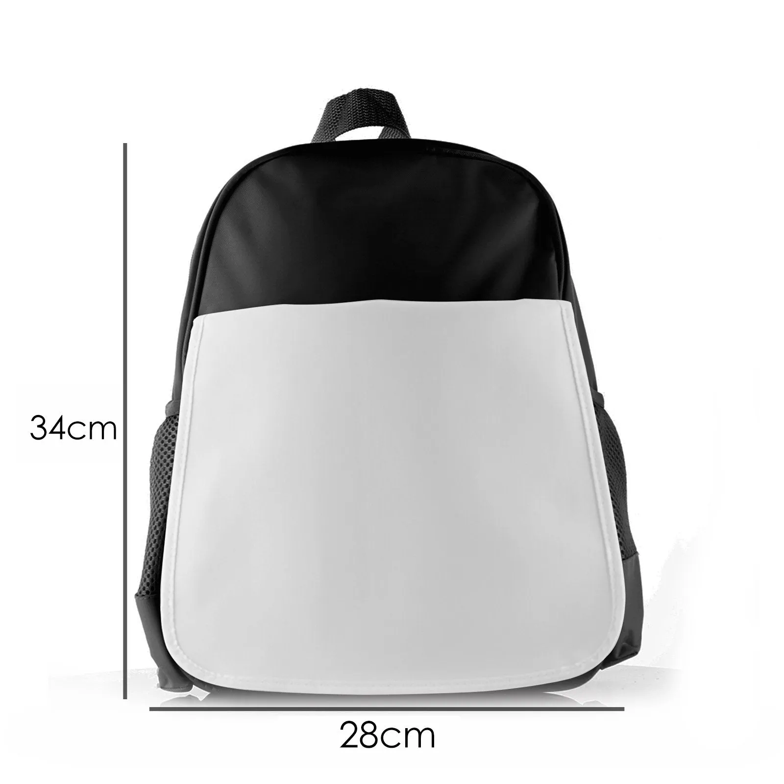 Personalised School Bag with Name and Orange Triceratops