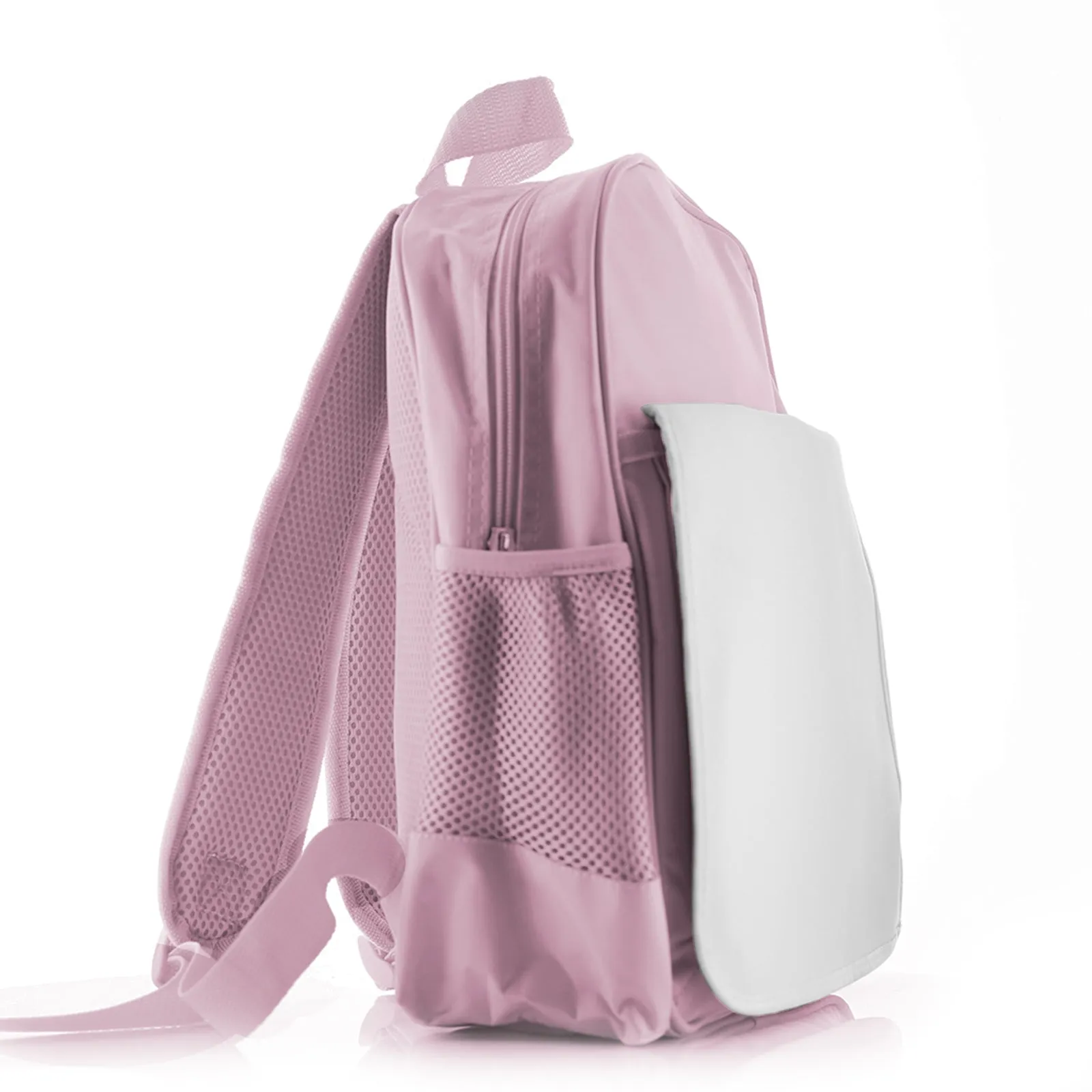 Personalised School Bag with Welcoming Text and Relaxing Mum and Baby Pandas