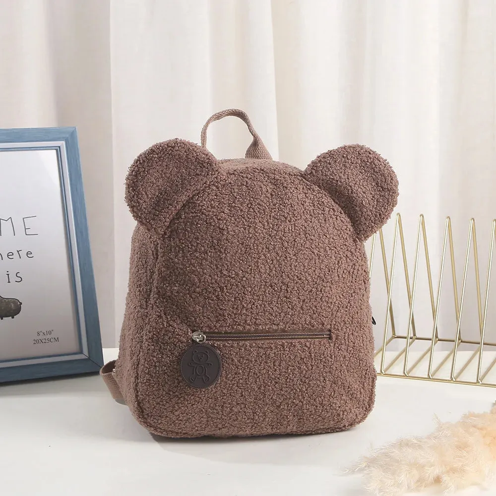 Personalized Kawaii Teddy Bear Backpack 🧸✨ - Custom Embroidered Kids' School Bag 🎒 - Perfect for Birthdays & Children's Day Gifts! 🎉🌟