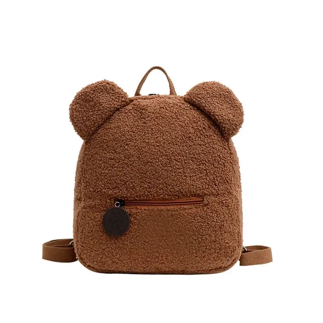 Personalized Kawaii Teddy Bear Backpack 🧸✨ - Custom Embroidered Kids' School Bag 🎒 - Perfect for Birthdays & Children's Day Gifts! 🎉🌟