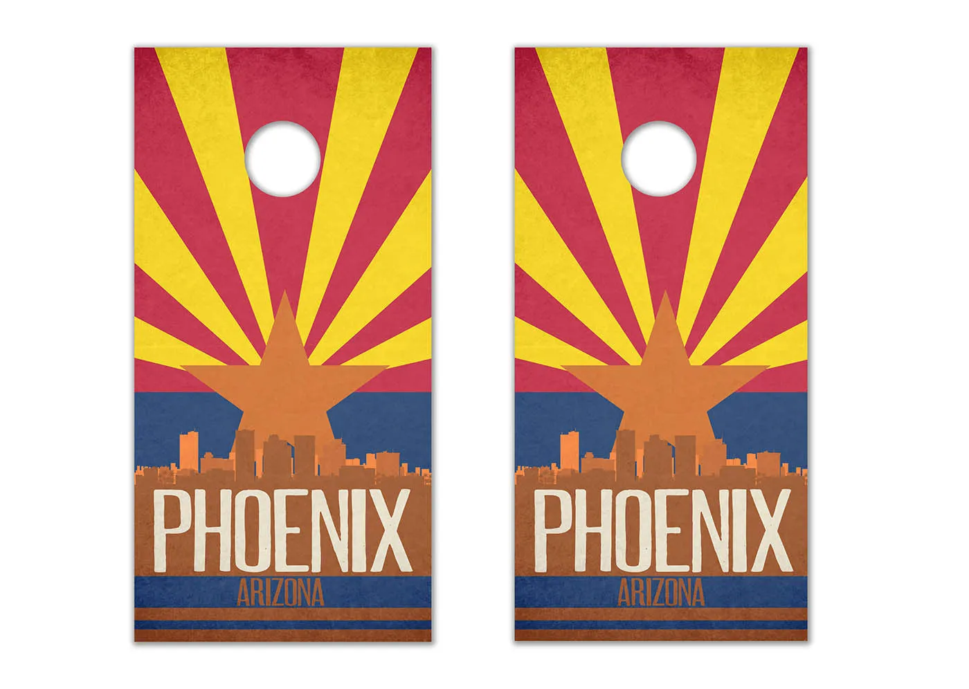Phoenix State Flag Skyline