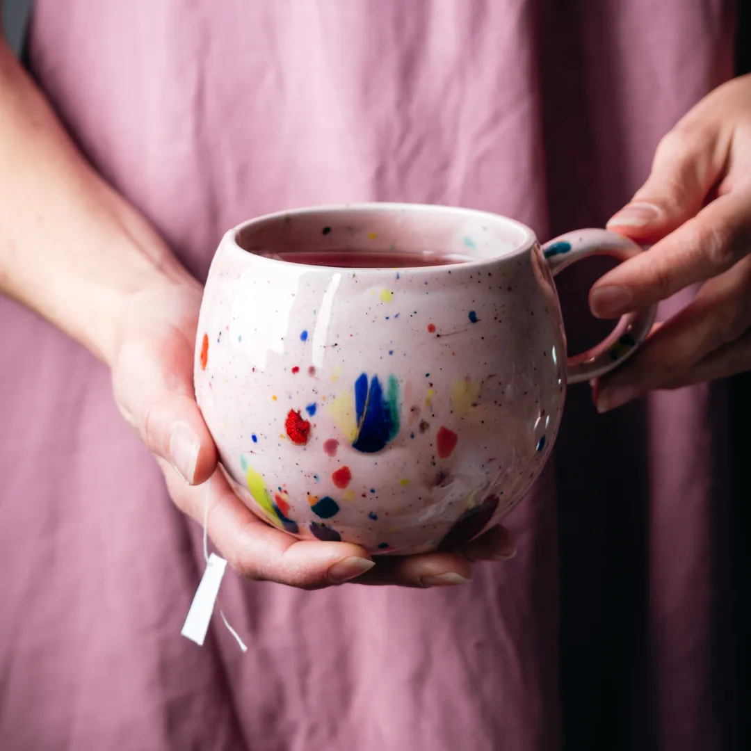 Pink Party Ball Mug 16oz