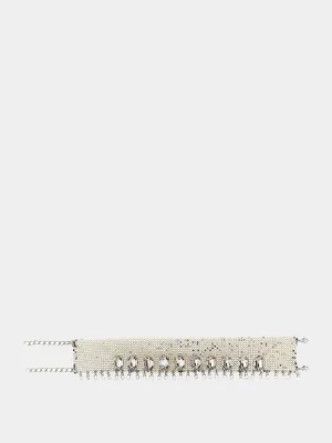 Pixel Embellished Cable-Link Chain Necklace