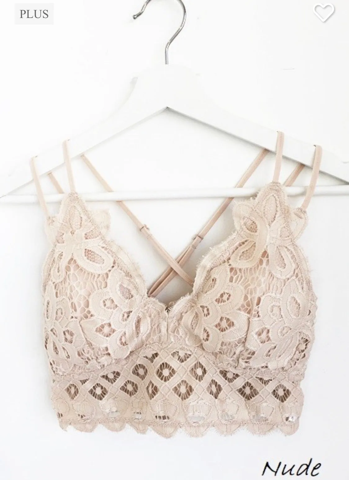 Plus Size Luxy Lace Bralette