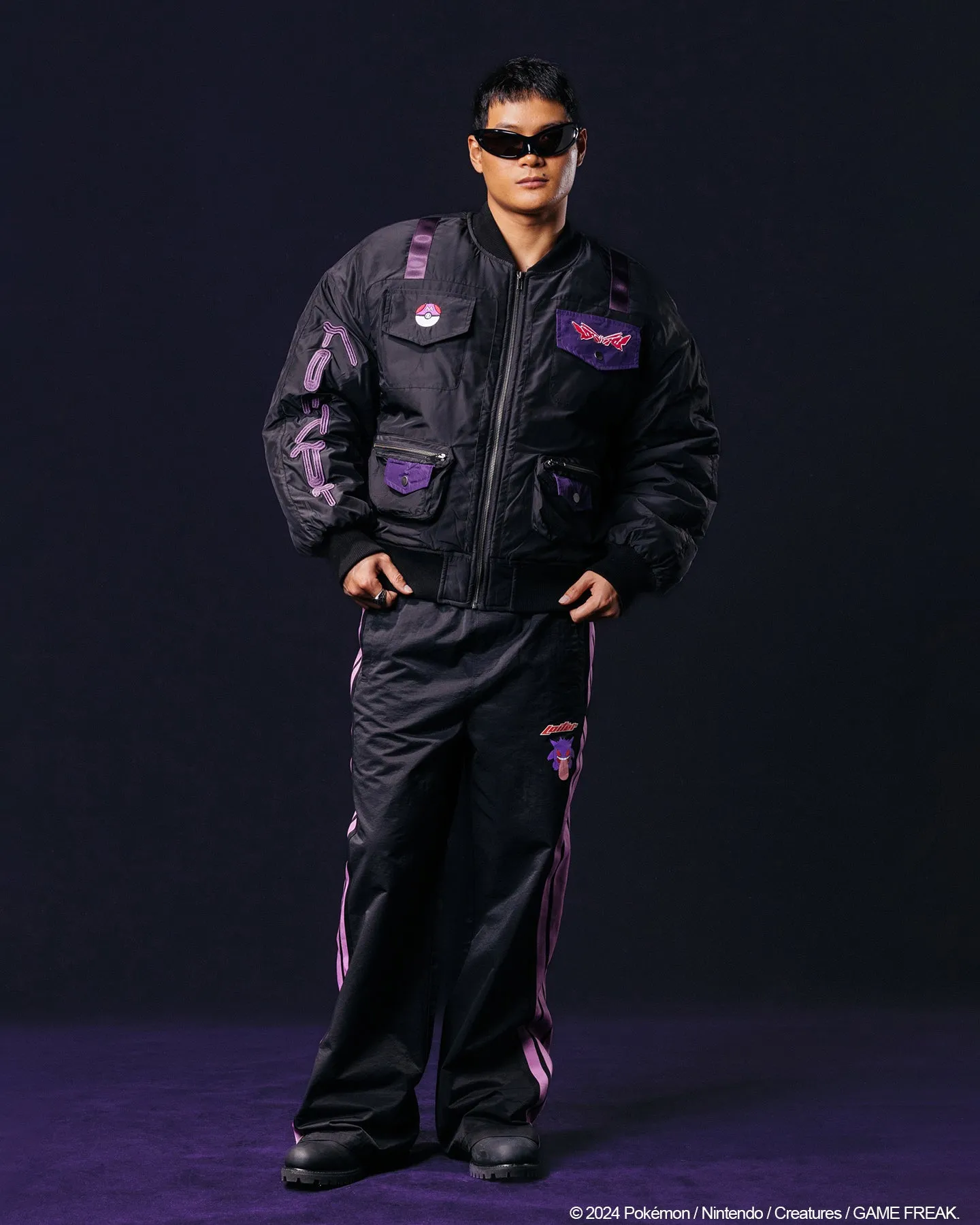 Pokémon By Loiter Gengar Trainer Trackpant Black/Purple