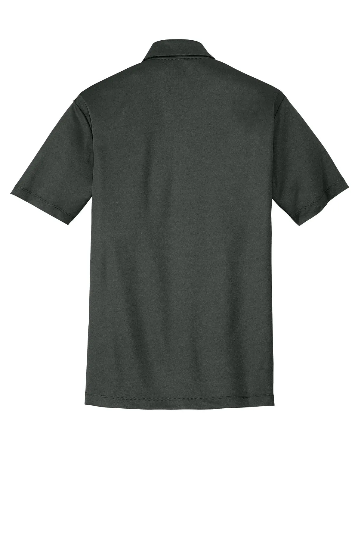 Port Authority Tall Silk Touch Performance Polo. TLK540 Steel Grey Tall