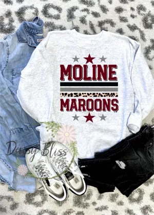 PREORDER Moline Maroons Crewneck