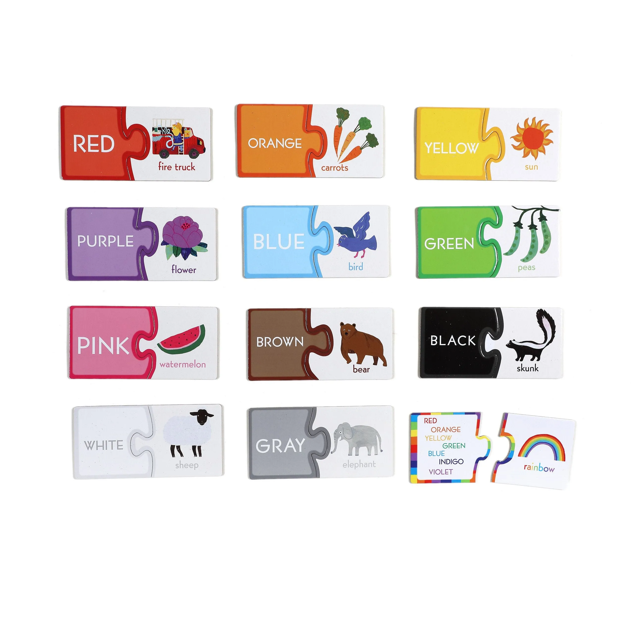 Preschool Colors Puzzle Pairs