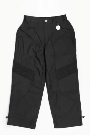 PUMA X PRONOUNCE TECH WIDE LEG WOVEN PANTS BLACK