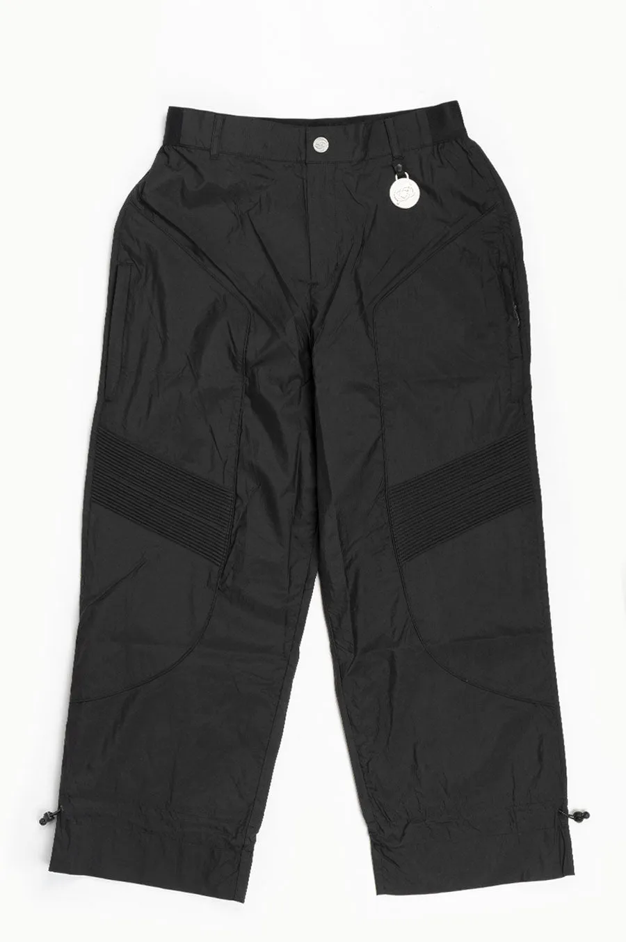 PUMA X PRONOUNCE TECH WIDE LEG WOVEN PANTS BLACK