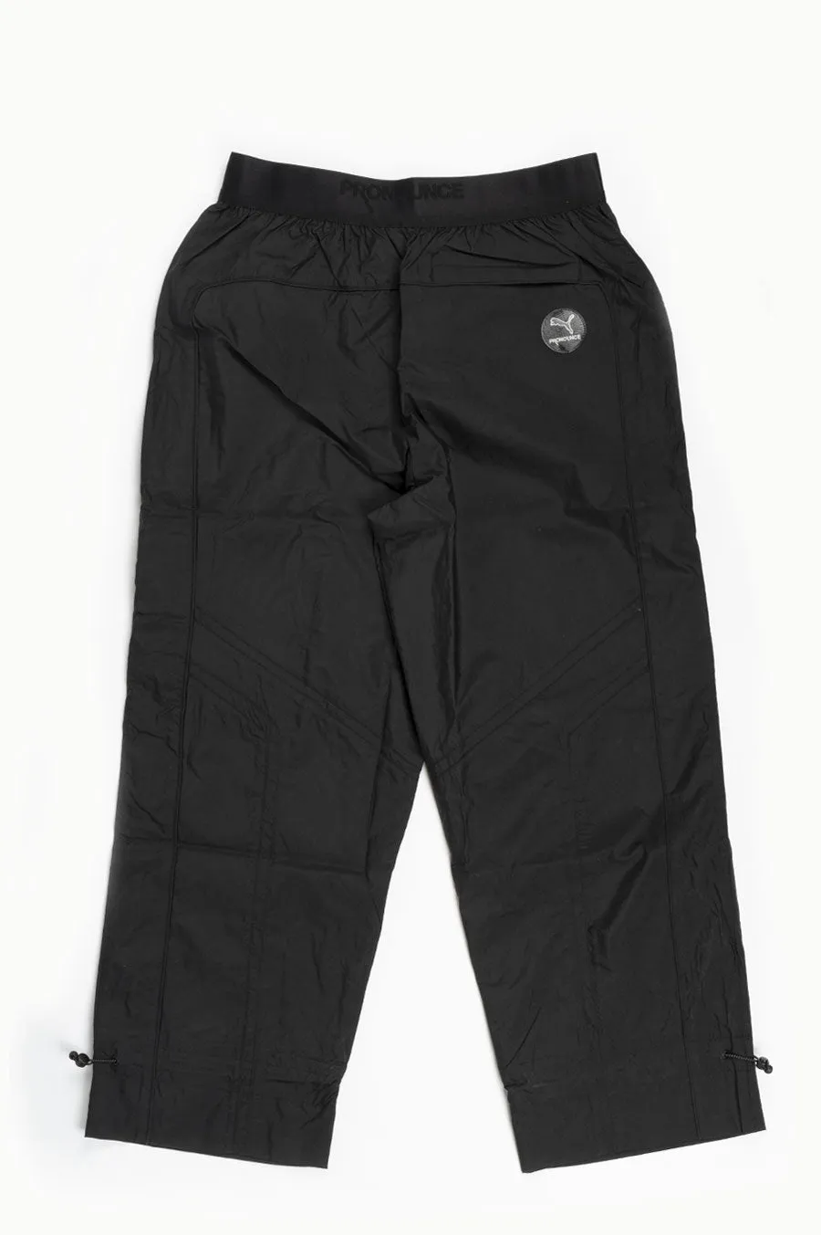 PUMA X PRONOUNCE TECH WIDE LEG WOVEN PANTS BLACK