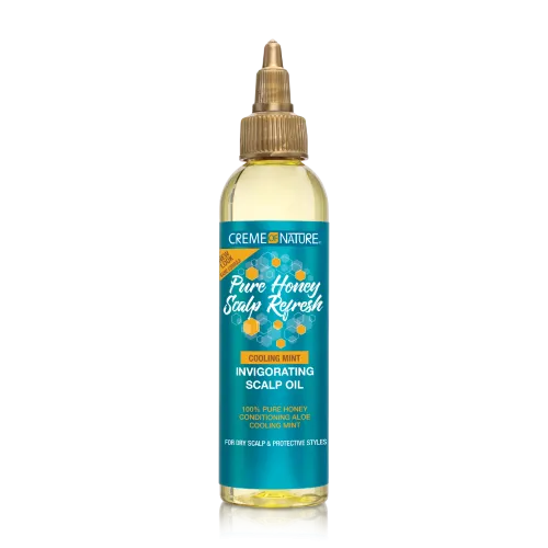 Pure Honey Scalp Refresh Invigorating Scalp Oil 4oz by CREME OF NATURE