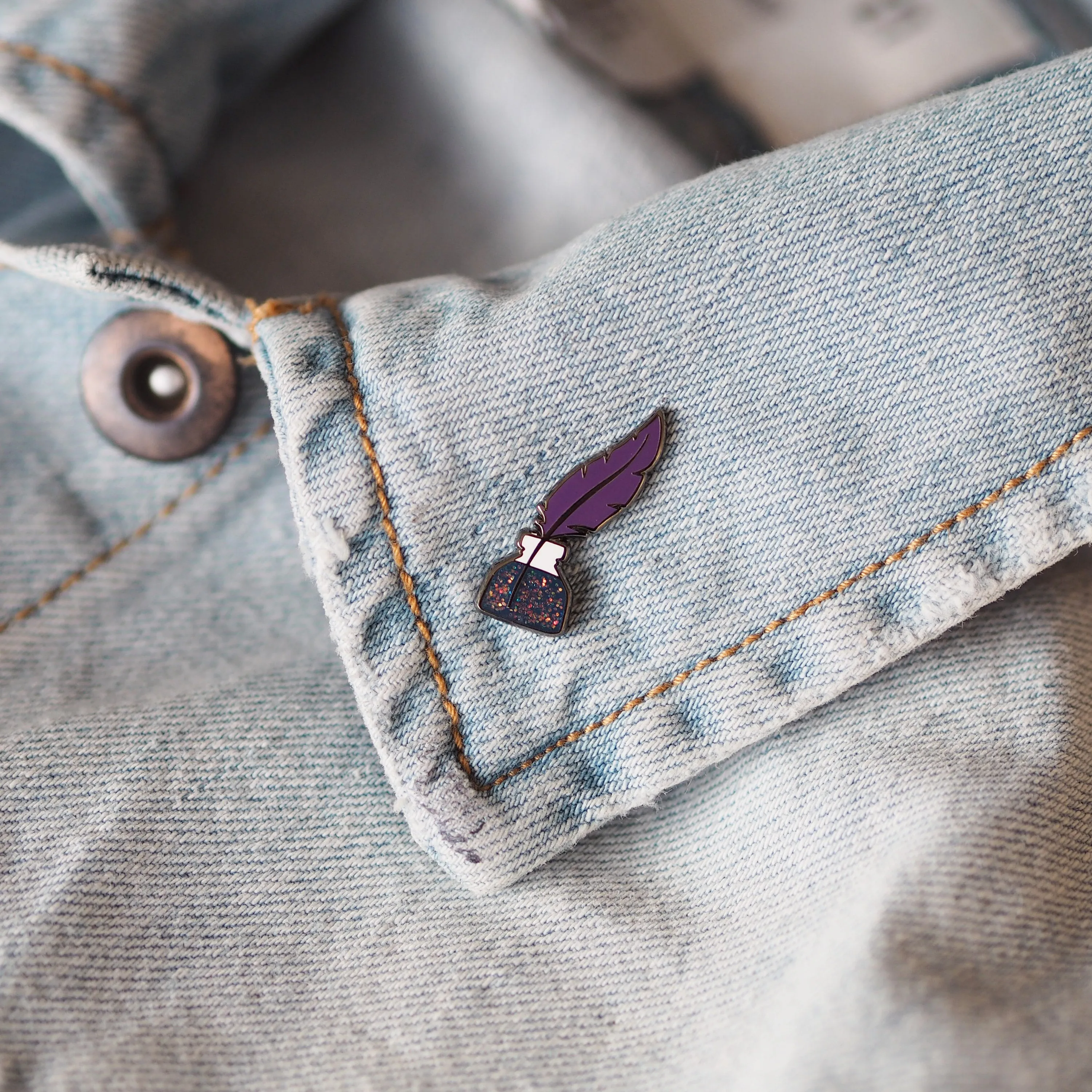 Quill Enamel Pin