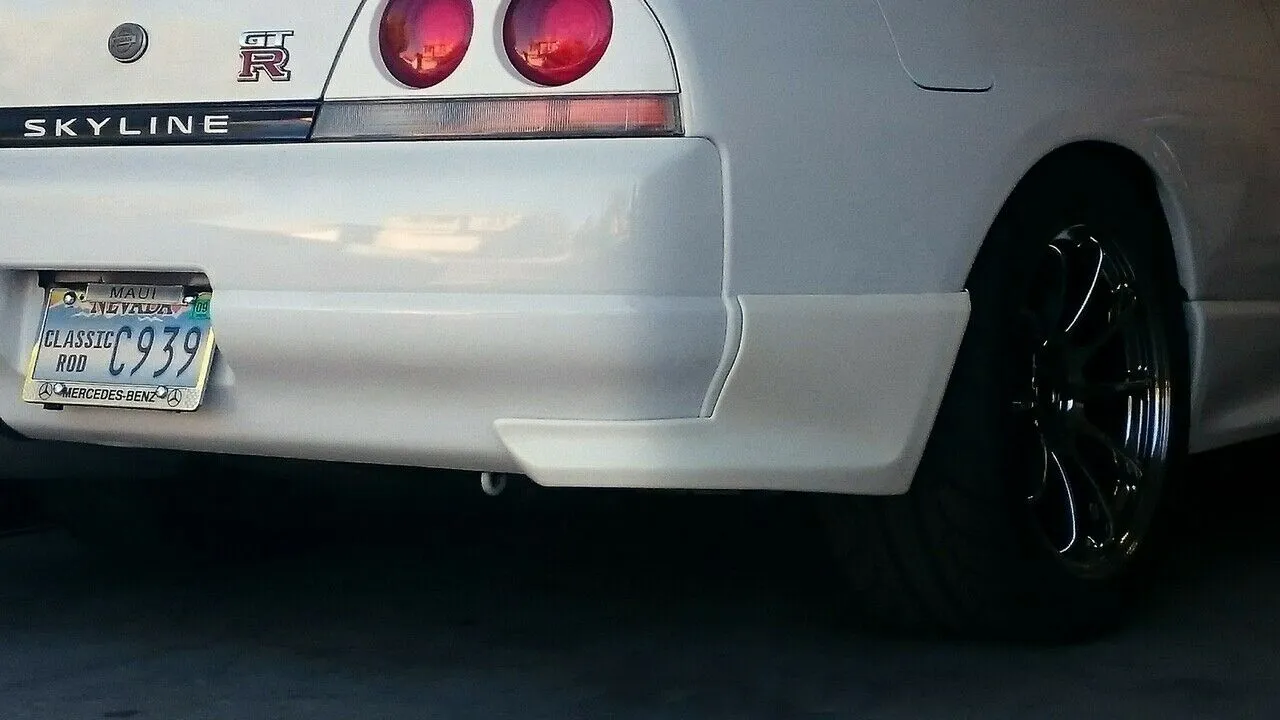 R33 rear valance set for Nissan Skyline GT-R33 NEW Fiberglass