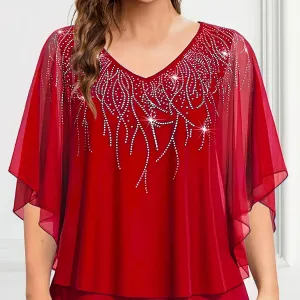 Radiance Flow Plus Size Blouse