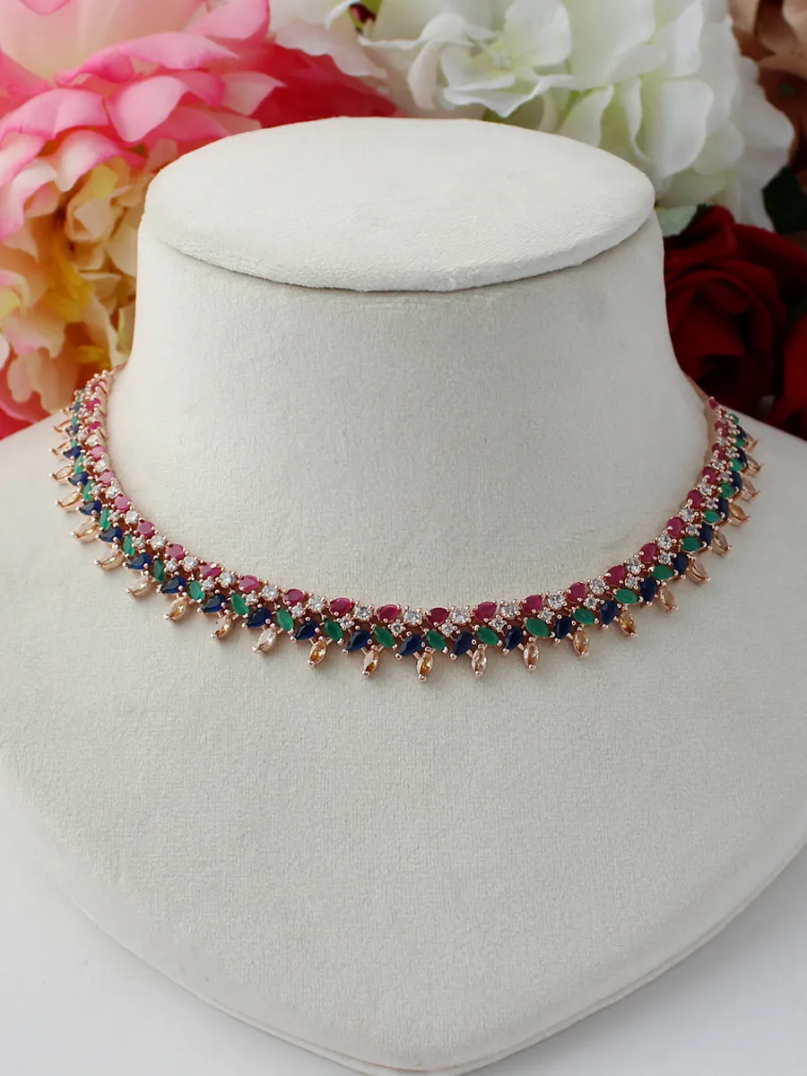 Rashi Cz Necklace