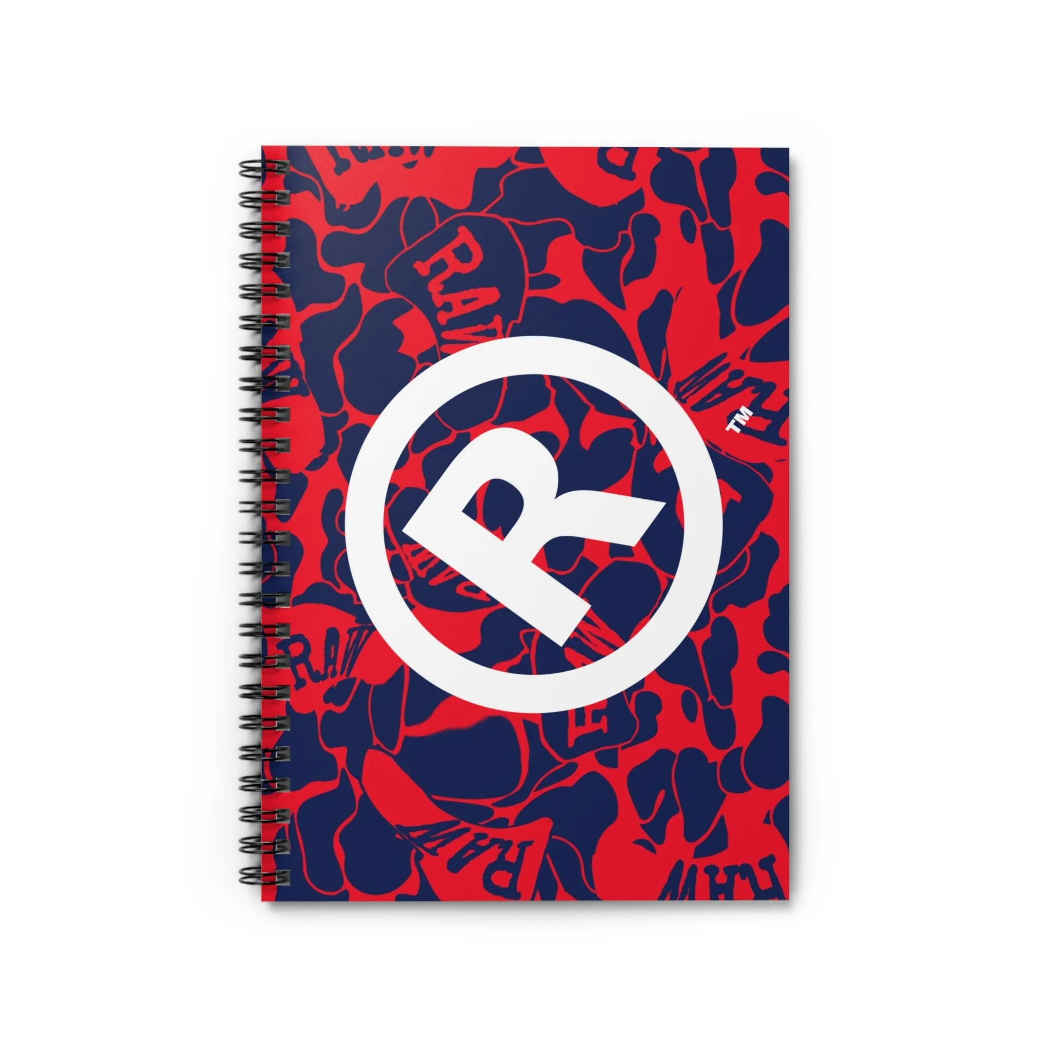 Raw Sushi ®️ Spiral Notebook - Ruled Line red