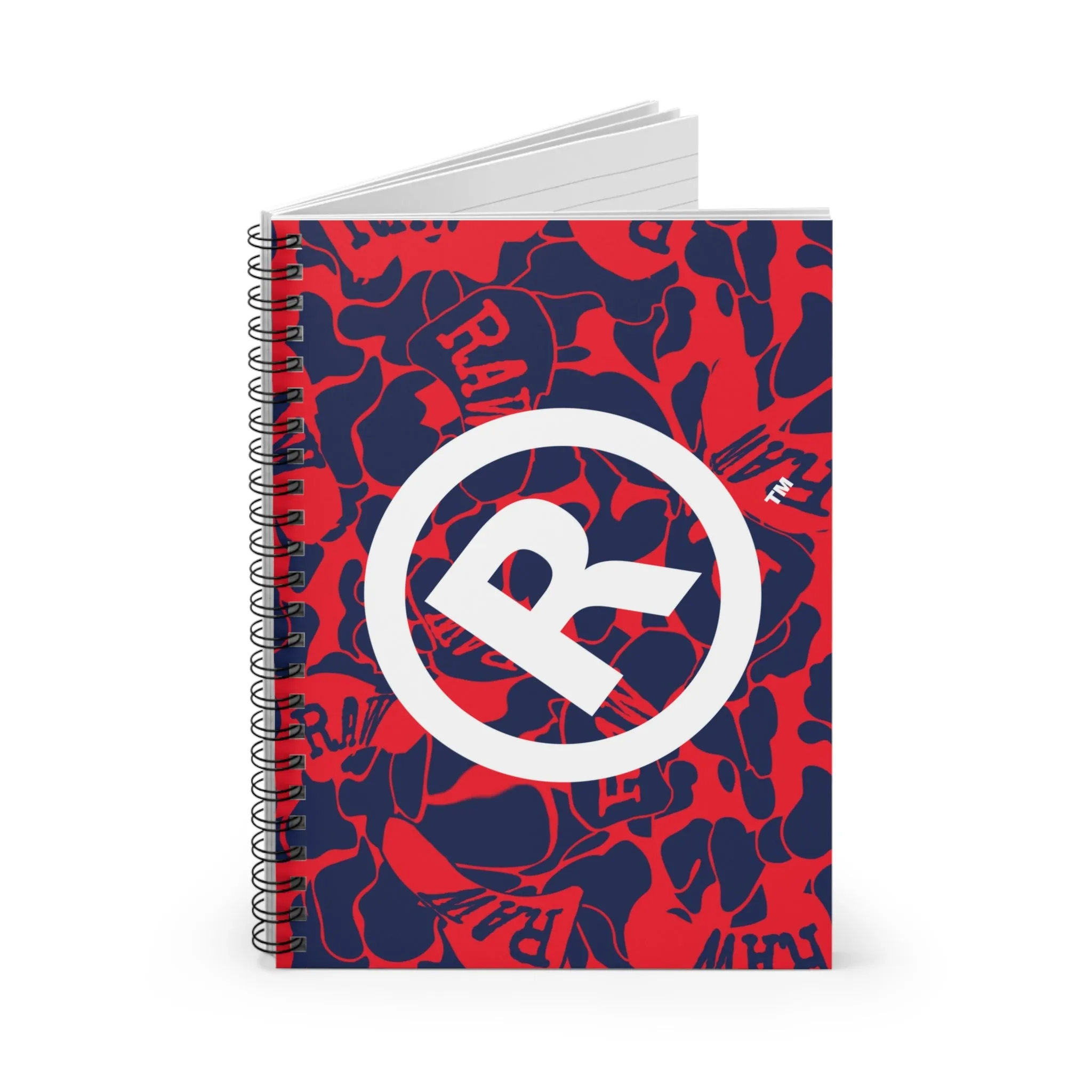 Raw Sushi ®️ Spiral Notebook - Ruled Line red