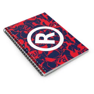 Raw Sushi ®️ Spiral Notebook - Ruled Line red
