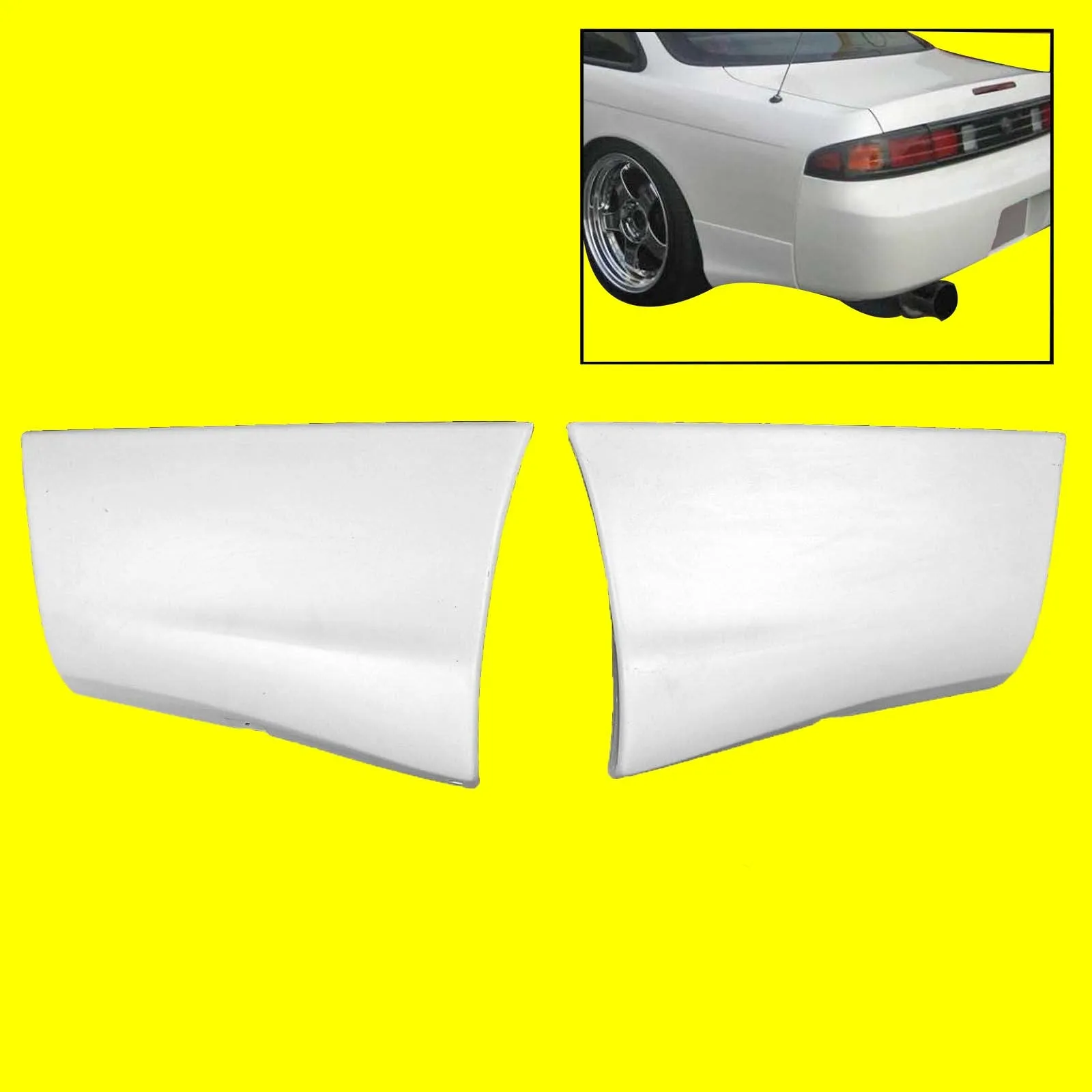 Rear Bumper Side Skirt Valance Lip Fit For Silvia S14 Zenki 200SX 240SX 95-96