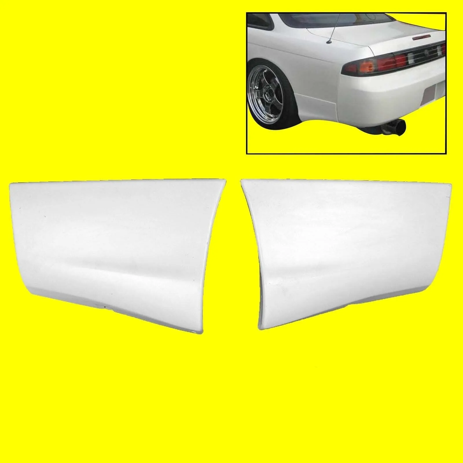 Rear Bumper Skirt Valance Lip Pod For Nissan Silvia S14 Zenki 200 240SX 95-96