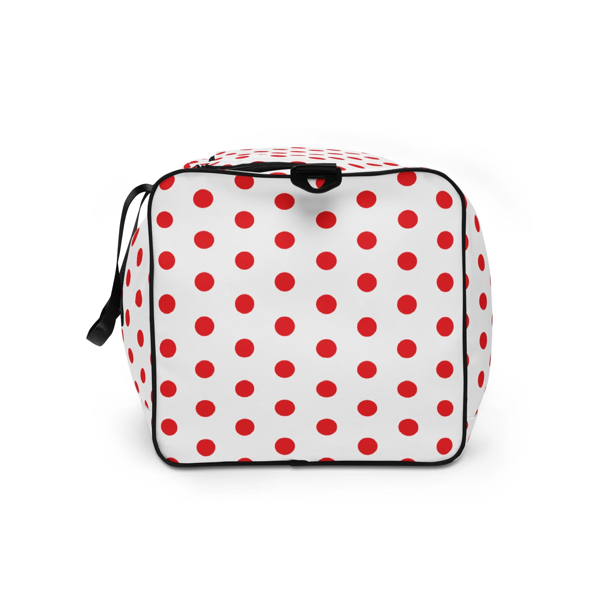 Red Polkadot - Inspired By Harry Styles - Sustainably Made Duffle bag