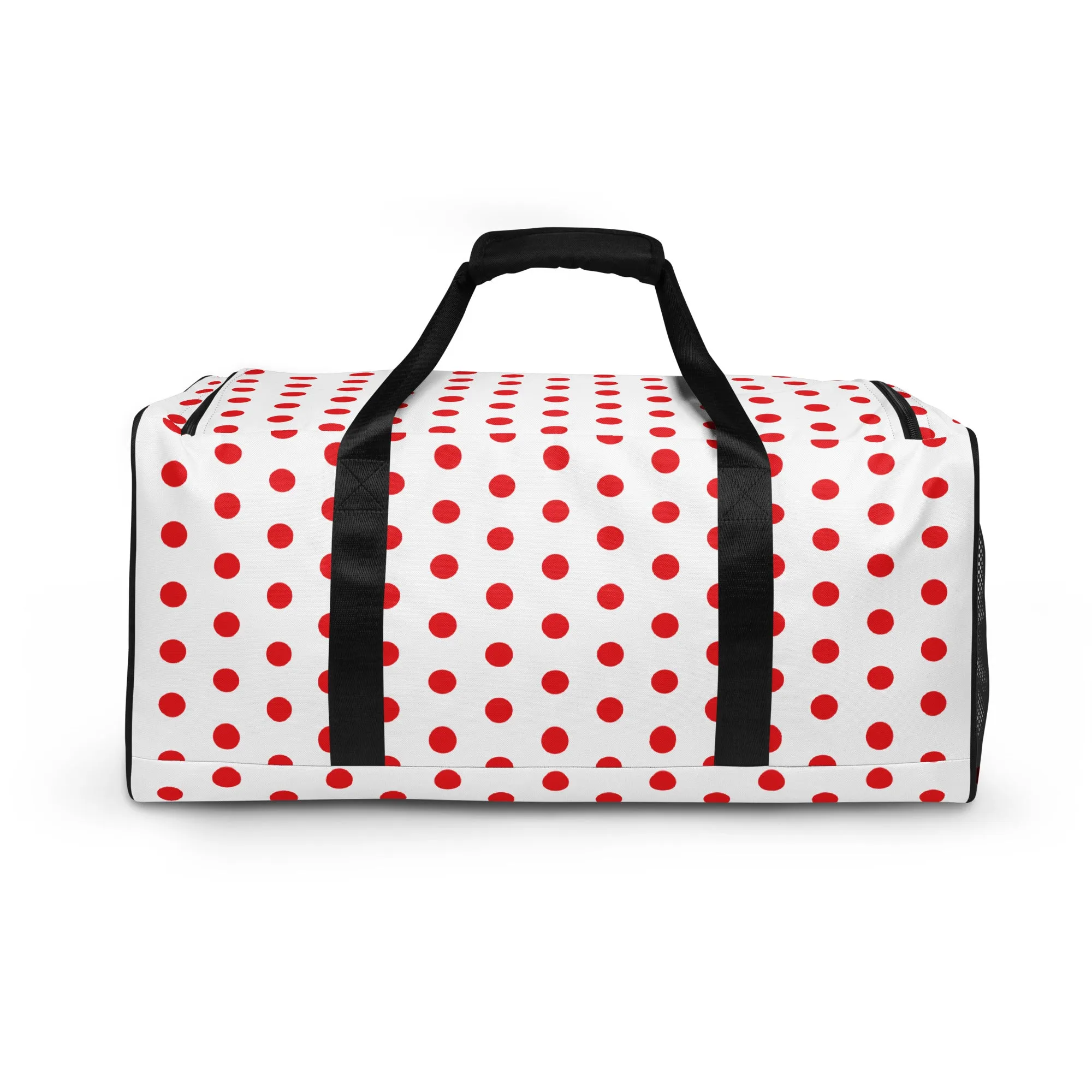 Red Polkadot - Inspired By Harry Styles - Sustainably Made Duffle bag