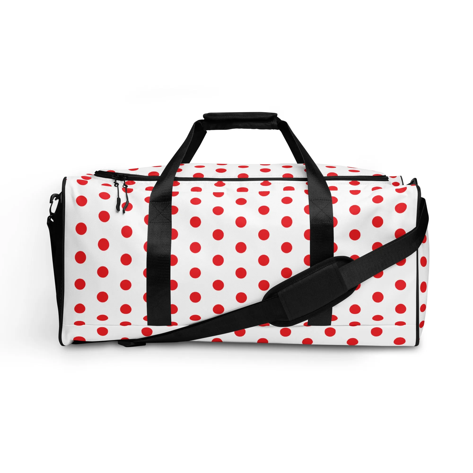 Red Polkadot - Inspired By Harry Styles - Sustainably Made Duffle bag