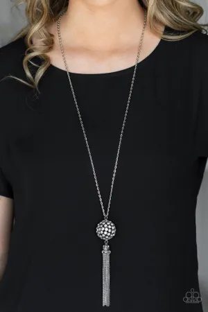 Rhinestone Revolution White Paparazzi Necklace