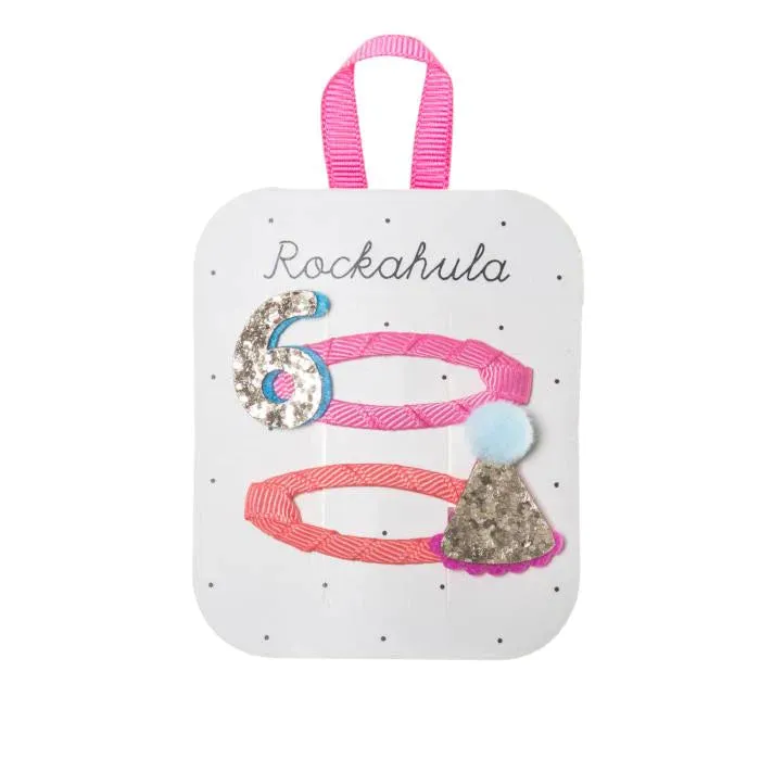 Rockahula Kids Birthday Age Glitter Clips